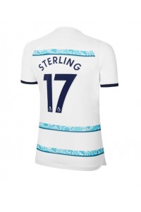Chelsea Raheem Sterling #17 Fotballdrakt Borte Klær Dame 2022-23 Korte ermer
